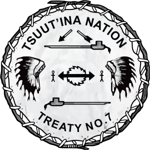 Tsuut'ina Logo Black and White